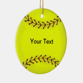 Fastpitch Softball-Verzierung Keramikornament (Rechts)