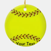Fastpitch Softball-Verzierung Keramikornament (Hinten)