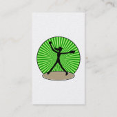 Fastpitch Softball-Visitenkarte Visitenkarte (Rückseite)