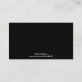 Fastpitch Softball-Visitenkarte Visitenkarte (Rückseite)