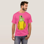 Fastpitfrog Funny Softball T-Shirt (Vorne ganz)