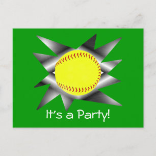 FaststockSoftball-Party Einladung