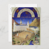 Faszimile: Ernte und Schafe Postkarte (Vorne/Hinten)