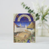 Faszimile: Ernte und Schafe Postkarte (Stehend Vorderseite)