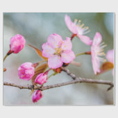 Faszination der Sakura-Blume Geschenkpapier (Flach)