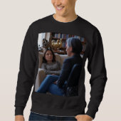 Faszination Mit Enten Männer schwarzes Sweatshirt (Vorderseite)