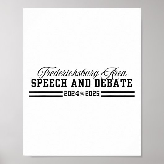 Faszination Sprache und Debatte 2024-2025 Poster (Vorne)