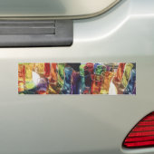 "Faszinations-" Aquarell des Kunst-Glases Autoaufkleber (Auf Auto)