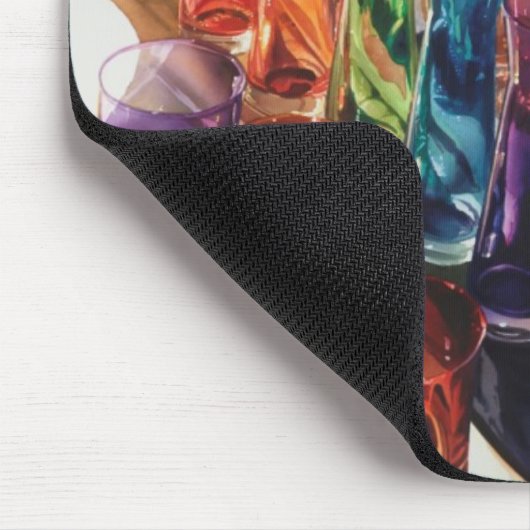 "Faszinations-" Kunst-Glasmausunterlage Mousepad (Ecke)