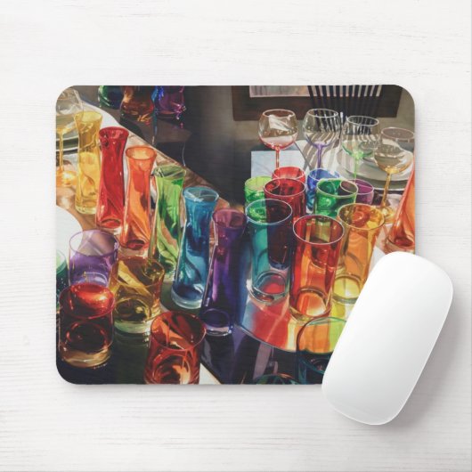 "Faszinations-" Kunst-Glasmausunterlage Mousepad (Mit Mouse)