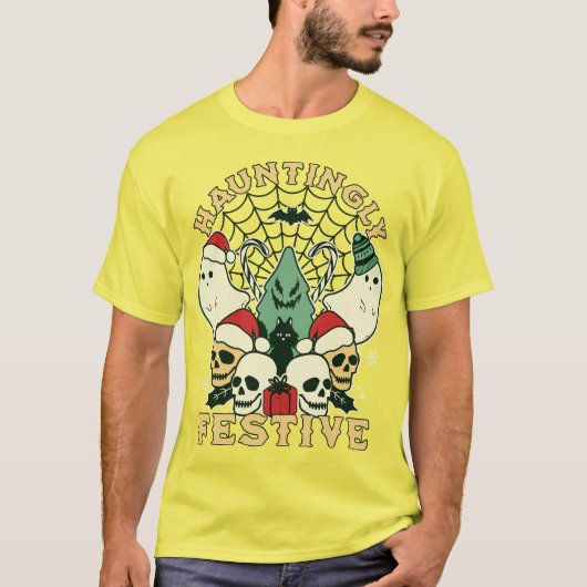 Faszinierend feierlich: Halloween Meets Holiday Ch T-Shirt (Vorderseite)
