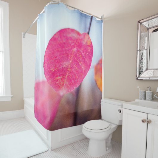 Faszinierende Blätter von Cotonou Duschvorhang (Beispiel)