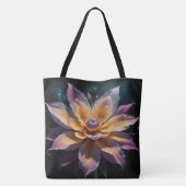 Faszinierende Blume Tasche (Rückseite)