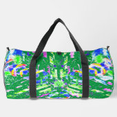 Faszinierende digitale Kunst in leuchtenden Farben Duffle Bag (Rückseite)