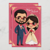 Faszinierende Eleganz: Einladendes Design für Hoch Einladung (Vorne/Hinten)