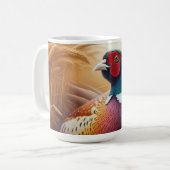 Faszinierende Erholung in einem goldenen Weizenfel Kaffeetasse (Vorderseite Links)