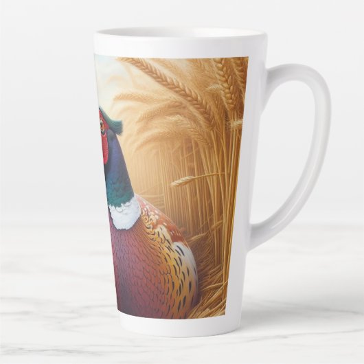 Faszinierende Erholung in einem goldenen Weizenfel Milchtasse (Rechts)