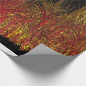 faszinierende Flamme, Packpapier (Ecke)
