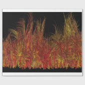 faszinierende Flamme, Packpapier (Flach)