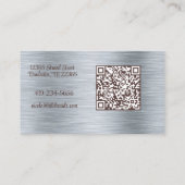 Faszinierende Frisur-Stylist Visitenkarte (Rückseite)