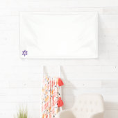 Faszinierende Illustration Blume Vinyl Banner (Insitu)