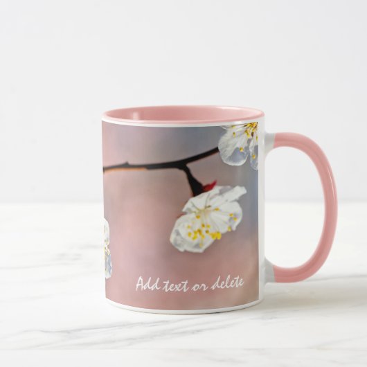 Faszinierende japanische Apricot-Blume Tasse (Rechts)