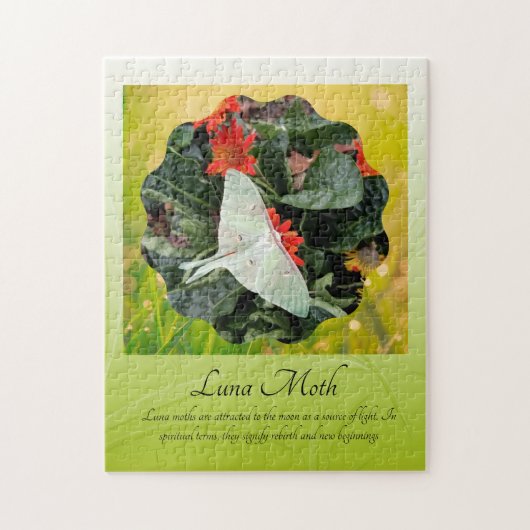 Faszinierende Luna Moth Puzzle (Vertikal)
