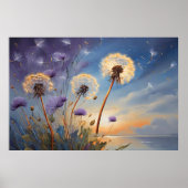 Faszinierende Lüster in der künstlerischen Malerei Poster (Vorne)