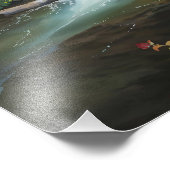 Faszinierende Ölgemälde im Stile des Anime Fotodruck (Ecke)