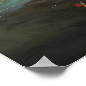 Faszinierende Ölgemälde im Stile des Anime Poster (Ecke)