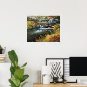 Faszinierende Ölgemälde im Stile des Anime Poster (Heimbüro)