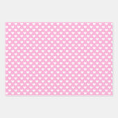 Faszinierende Pastellfarben mit Niedlichem Herzmus Geschenkpapier Set (Vorderseite 3)