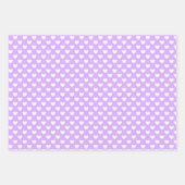 Faszinierende Pastellfarben mit Niedlichem Herzmus Geschenkpapier Set (Vorderseite 2)