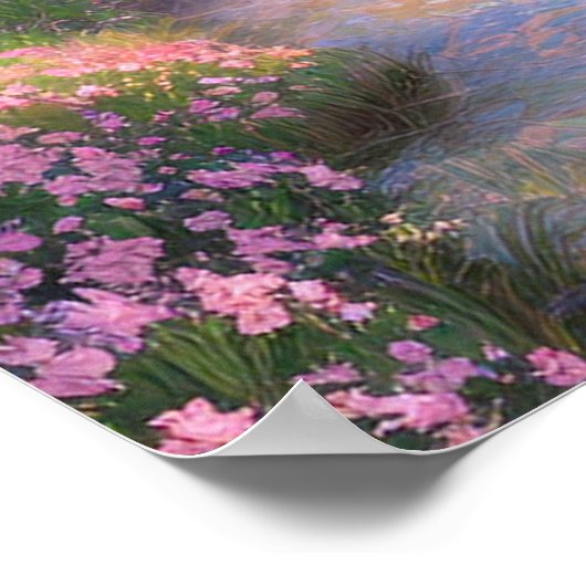 Faszinierende Sakurabaume Poster (Ecke)