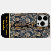 Faszinierende Schlangenhautmuster in der Natur Case-Mate iPhone Hülle (Rückseite (Horizontal))