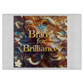 "faszinierende Strahlung" Schneidebrett (Vorderseite)