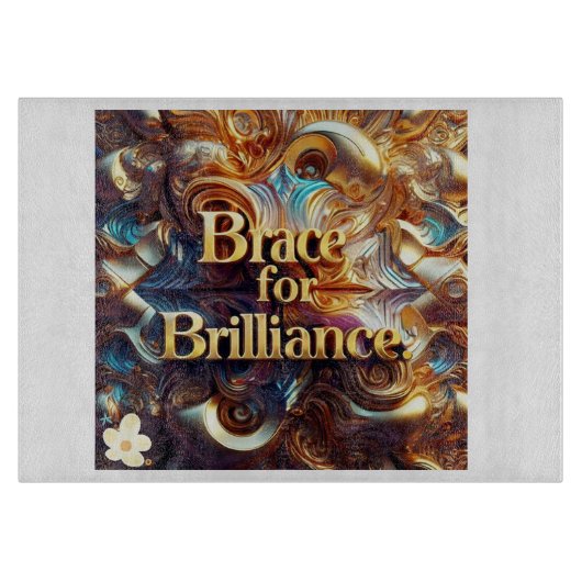 "faszinierende Strahlung" Schneidebrett (Vorderseite)