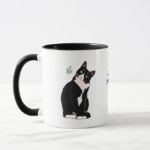 Faszinierende Tasse von Life Black Cat Butterfly K (Links)