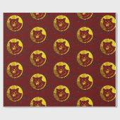 faszinierende Tiger Geschenkpapier (Flach)