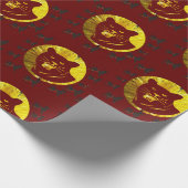 faszinierende Tiger Geschenkpapier (Ecke)