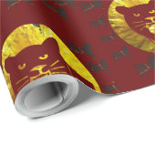 faszinierende Tiger Geschenkpapier (Rolleneckpunkt)