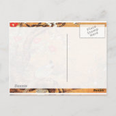 Faszinierende und Kamelien-orientalische Tintenkun Postkarte (Rückseite)