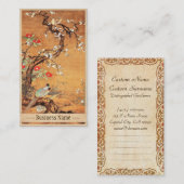 Faszinierende und Kamelien-orientalische Tintenkun Visitenkarte (Vorne/Hinten)