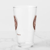 Faszinierende und künstlerische Darstellung eines  Glas (Links)