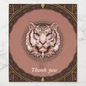 Faszinierende und künstlerische Darstellung eines  Weinetikett (Einzelnes Label)