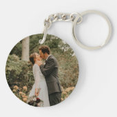 Faszinierender 1. Weihnachts-Neuvermählter Keepake Schlüsselanhänger (Rückseite)