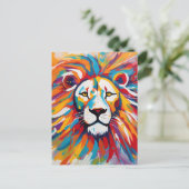 Faszinierender abstrakter Schönheitssalon Postkarte (Stehend Vorderseite)