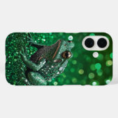 Faszinierender Aufstieg: Der grüne Funkelfrosch Case-Mate iPhone Hülle (Rückseite (Horizontal))