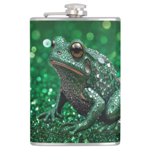 Faszinierender Aufstieg: Der grüne Funkelfrosch Flachmann