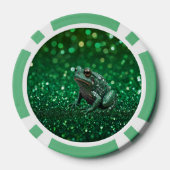 Faszinierender Aufstieg: Der grüne Funkelfrosch Pokerchips (Rückseite)